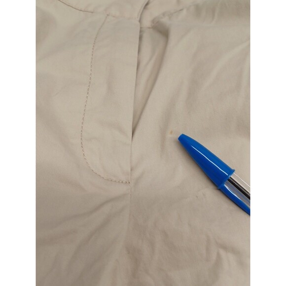 Sunset Rd Womens Bermuda Kakhi Shorts Sz 16 Beige Zip Pockets NWT - Picture 6 of 9